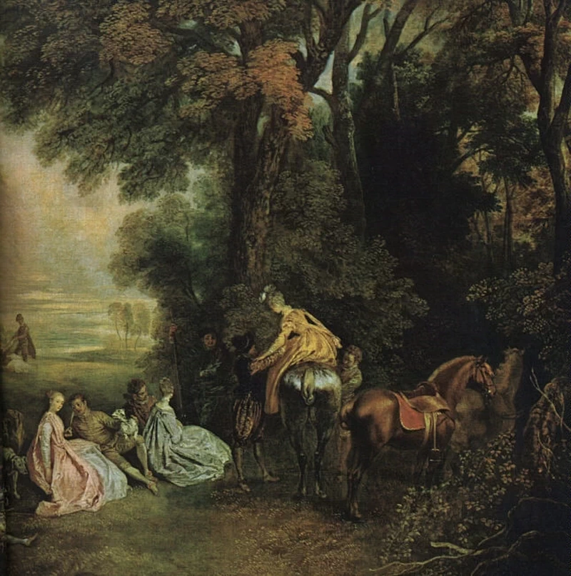 Una battuta d'arresto durante l'inseguimento - Wallace Collection, London